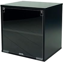 お値下げしてます！小さな傷あり⭐︎アクリルケース 扉あり(Sサイズ) Amazon｜キューブボックスα 棚なしアクリル透明扉タイプ カラー